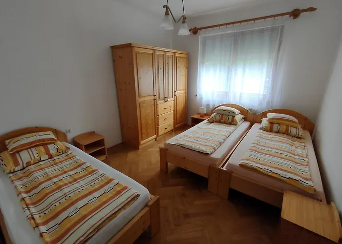 14 férőhelyes ház saját stéggel, játszótérrel Balatonfenyvesen vízparti utcában